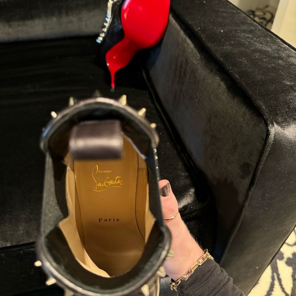 Christian Louboutin - Capaboot 85mm Spiked Napa Stiletto Ankle Boot - Picture 16 of 16